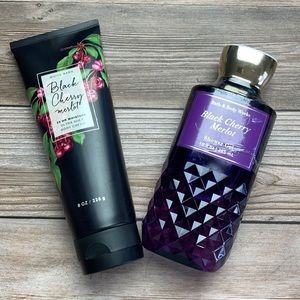 RARE/DISCONTINUED BBW BLACK CHERRY MERLOT BODY CARE